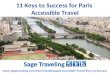 11 Keys To Success For Paris Accessible Travel