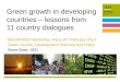 1b Green Growth in developing countries by Steve Bass - IIED