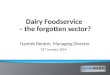 Dairy Foodservices market 2014