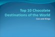 Top 10 chocolate destinations of the world