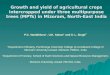 Session 2.3 growth & yield of intercropped   multipurpose trees in mizoram