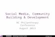 NC Philanthropy Conference Presentation