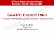 SAARC Energy Ring - a Vision to Promote Energy Security in South Asia