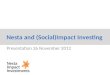 Nesta and (Social) Impact Investing