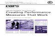 Creating performance measures