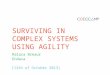 Iasi code camp 12 october 2013   surviving in complex systems using agility - raluca breaur