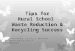 Rural Recycling Success Presentation