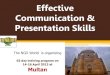 [The NGO World] Effective communication and presentation skills at Multan