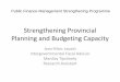 Strengthening provincial planning and budgeting capacity (laos 2010)