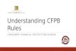 Understanding the CFPB's New Lending Standards
