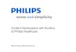 Webinar Presentation: Content Optimization with Acrolinx at Philips Healthcare