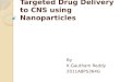 Targeted Drug Delivery to CNS using Nanoparticles