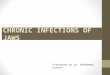 Chronic infections of jaws