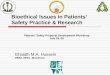 Ethical Issues in Patients’ Safety Practice &research