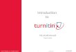 Introduction to turnitin