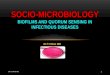 Sociomicrobiology, Biofilms and Quorum sensing
