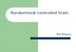 Randomised controlled trials