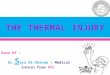 The thermal injury