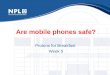 Are mobile phones safe? Protons for Breakfast