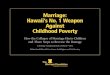 Marriage Poverty - Hawaii