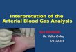 Interpretation of the Arterial Blood Gas analysis
