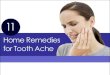 11 Effective Home Remedies For Toothache