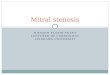 mitral stenosis AHA guidlines 2014