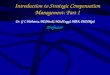 Introduction strategic compensation management Part Ii