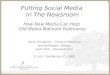 Putting Social Media In The Newsroom