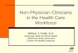 Non-Physician Clinicians in Workforce TP
