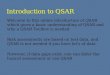 Introduction to OECD QSAR Toolbox