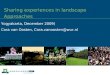 Sharing experiences in landscape approaches