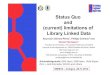 Status Quo and (current) Limitations of Library Linked Data