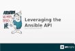 Ansible API