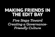 "Making Friends in the Edit Bay" - Now What? Conference 2013