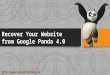 Recover your website from google panda 4.0