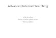 Advanced Internet Searching, Dec 2013