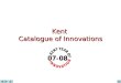 Kent Catalogue of Innovations