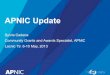 LACNIC19 - APNIC Updates