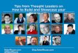 Tips from the Top Thought Leaders in Blogging: How to Build and Showcase Your Community