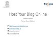 Host Your Blog Online
