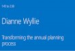 Dianne Wyllie, Brocade: Transforming the Annual Planning Process
