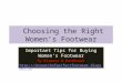 Choosing the Right Women’s Footwear Important Tips