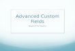 Advanced Custom Fields - Beyond the Basics