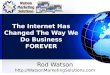 Internet Has Changed the Way We Do Business Forever