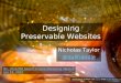 Designing Preservable Websites