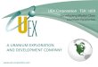 UEX - Corporate Presentation