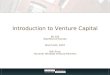 Introduction to Venture Capital
