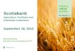 PotashCorp - Scotiabank Agriculture, Fertilizers and Chemicals Conference - September 18, 2012