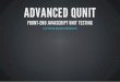 Advanced QUnit - Front-End JavaScript Unit Testing
